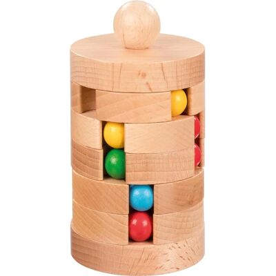 GOKI Houten Ballentoren Puzzel - Educatief Speelgoed GOKI Houten Ballentoren Puzzel - Educatief Speelgoed