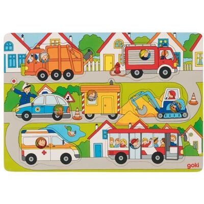 Goki 57474 Puzzle Contorno 7 pz Professioni - Puzzle Goki 57474 Puzzle Contorno 7 pz Professioni - Puzzle