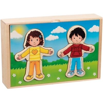 Goki 57475 Puzzle - Formpuzzle - 36 Stück - Kinder Goki 57475 Puzzle - Formpuzzle - 36 Stück - Kinder