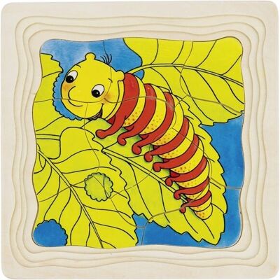 Goki Model 57523 - Wooden Layer Puzzle - Butterfly - Puzzle Goki Model 57523 - Wooden Layer Puzzle - Butterfly - Puzzle