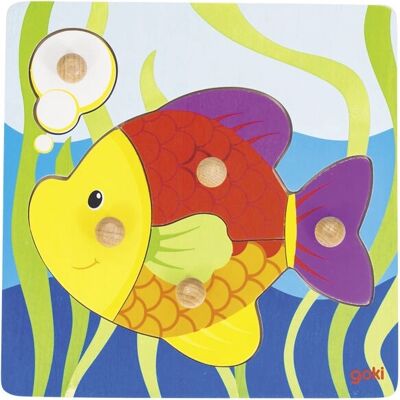 Goki 57554 Puzzle - Tier mit 5 Teilen Goki 57554 Puzzle - Tier mit 5 Teilen