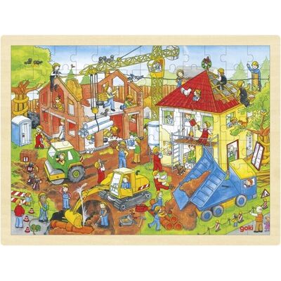 Goki 57670 Baustelle Puzzle - 96 Teile Goki 57670 Baustelle Puzzle - 96 Teile