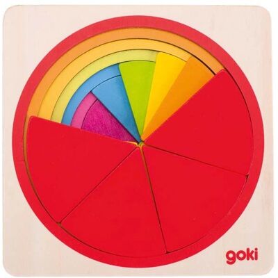 Goki 57737 Mehrfarbig Schichtenpuzzle - Formpuzzle Goki 57737 Mehrfarbig Schichtenpuzzle - Formpuzzle