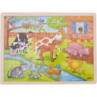 Goki 57745 Puzzle - In Fattoria 48 pezzi - Puzzle Goki 57745 Puzzle - In Fattoria 48 pezzi - Puzzle