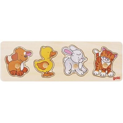 Goki 57866 Houten dierenpuzzel Goki 57866 Houten dierenpuzzel