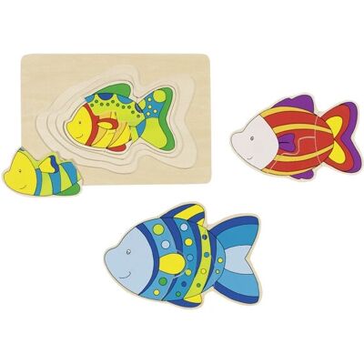 Puzzle in legno Goki 57897 - Animali Puzzle in legno Goki 57897 - Animali