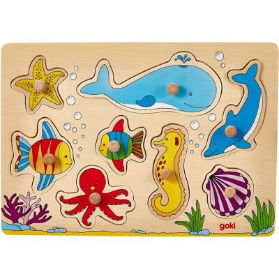 Goki Vízi Világ Puzzle - 8 Részes Fa Goki Vízi Világ Puzzle - 8 Részes Fa