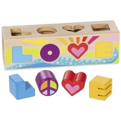 Goki 58309 Holzformensortierer - Lernspielzeug Goki 58309 Holzformensortierer - Lernspielzeug