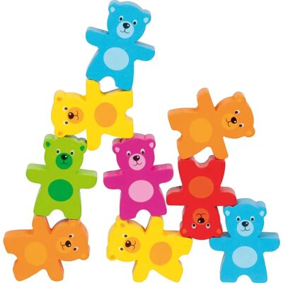 Goki Goki Houten Kleuren Bären Stapelspiel - Stapelspiel Goki Goki Houten Kleuren Bären Stapelspiel - Stapelspiel