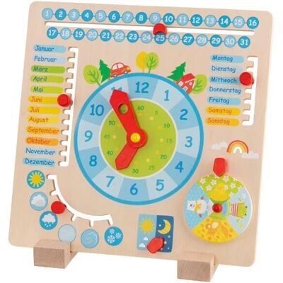 Goki 58398 Giocattolo Educativo - Calendario Colorato - Giocattolo Educativo Goki 58398 Giocattolo Educativo - Calendario Colorato - Giocattolo Educativo