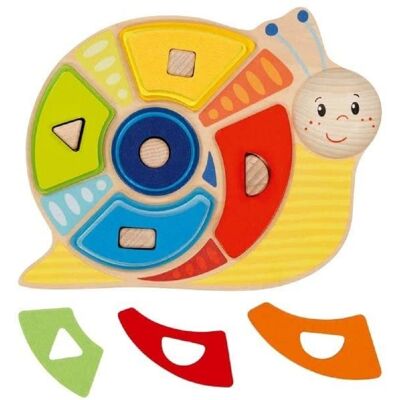 Goki Lumaca Puzzle - Klasyfikacja Kolorów i Kształtów - Edukacyjna Zabawa Goki Lumaca Puzzle - Klasyfikacja Kolorów i Kształtów - Edukacyjna Zabawa