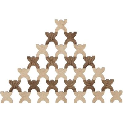 Goki 58717 - Gioco di impilamento Xmanis Naturale - Figure impilabili Goki 58717 - Gioco di impilamento Xmanis Naturale - Figure impilabili