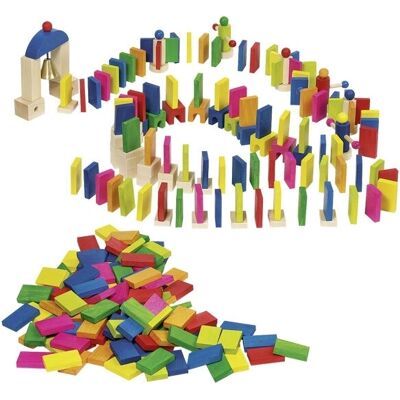 Goki 58963 Domino Zestaw - Drewniana Gra w Kaskadę Goki 58963 Domino Zestaw - Drewniana Gra w Kaskadę