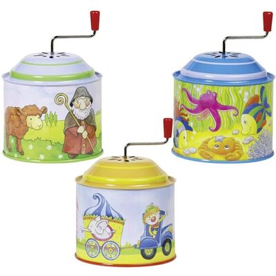 Goki Musikspieluhr mit Melodien - Musikbox - Babyspielzeug Goki Musikspieluhr mit Melodien - Musikbox - Babyspielzeug