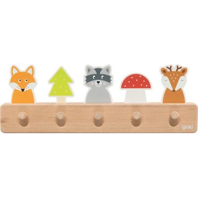 Goki Amici della Foresta Gancio appendiabiti - Appendini - Design adatto ai bambini Goki Amici della Foresta Gancio appendiabiti - Appendini - Design adatto ai bambini