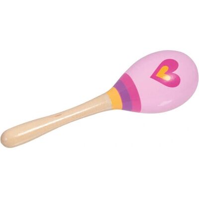 Goki 61844 Rosa Holzmaracas - Musikinstrument für Kinder Goki 61844 Rosa Holzmaracas - Musikinstrument für Kinder
