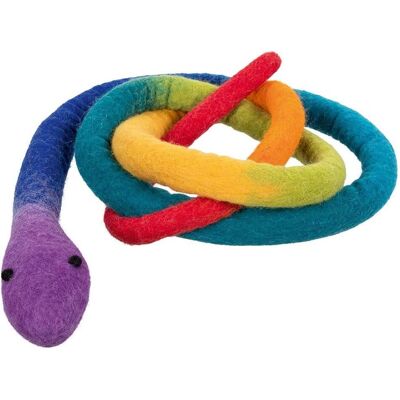 Goki Filz-Schlangenboa - 200 cm Bunte Regenbogen Goki Filz-Schlangenboa - 200 cm Bunte Regenbogen