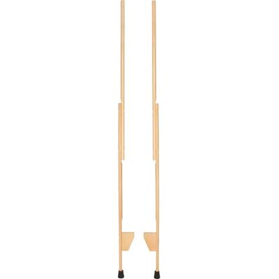 Goki Verstellbare Holzstelzen - Höhe 177cm - Belastbar 50kg Goki Verstellbare Holzstelzen - Höhe 177cm - Belastbar 50kg