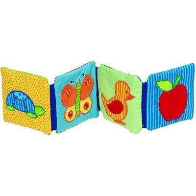 Goki Livre Bébé avec Hochet et Froissement - Livre pour bébés Goki Livre Bébé avec Hochet et Froissement - Livre pour bébés