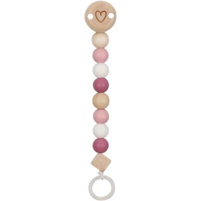 Goki Schnullerkette Herz - Baby-Nuckelhalter aus Holz Goki Schnullerkette Herz - Baby-Nuckelhalter aus Holz