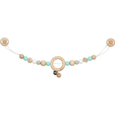 Goki Baby-Kinderwagenspielzeug Stern mit Silikonperlen - Rosa, Multi, Türkis - Kinderwagen Spielzeug Goki Baby-Kinderwagenspielzeug Stern mit Silikonperlen - Rosa, Multi, Türkis - Kinderwagen Spielzeug