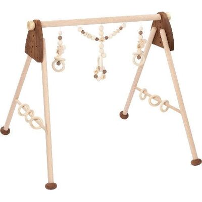 Goki Baby Krabbeldecke & Spielbogen - Natur Holz - 6-fach verstellbar Goki Baby Krabbeldecke & Spielbogen - Natur Holz - 6-fach verstellbar