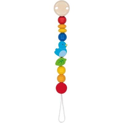 Goki 65274 Schnullerkette aus Holz, Mehrfarbig, Für Babys Goki 65274 Schnullerkette aus Holz, Mehrfarbig, Für Babys