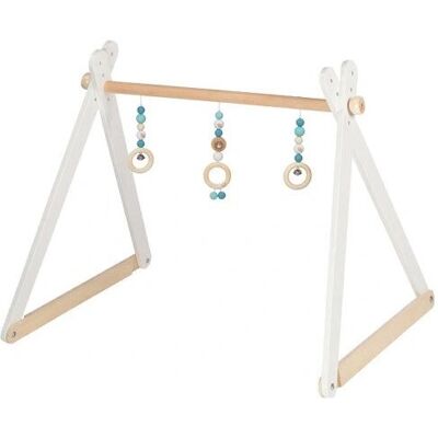 Goki 65296 Gimnastyka dla niemowląt - Regulowany drewniany mat edukacyjny Goki 65296 Gimnastyka dla niemowląt - Regulowany drewniany mat edukacyjny