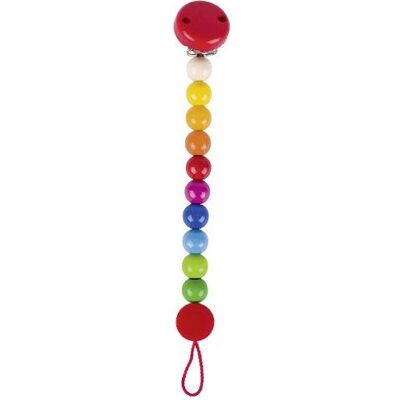 Goki Baby Schnullerkette - Buntes Regenbogen - Schnullerkette für Babys Goki Baby Schnullerkette - Buntes Regenbogen - Schnullerkette für Babys