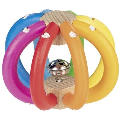 Goki 65327 Hochet - Jouet en bois pour bébé et développement sensoriel - Publicité Goki 65327 Hochet - Jouet en bois pour bébé et développement sensoriel - Publicité