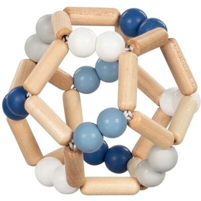 Goki Baby Teething Toy - Wooden & Silicone Balance Ball Goki Baby Teething Toy - Wooden & Silicone Balance Ball