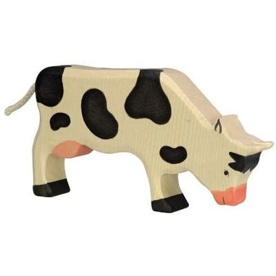 Figurine de vache noire Holztiger - Figure animale - Jouet en bois - Publicité Figurine de vache noire Holztiger - Figure animale - Jouet en bois - Publicité