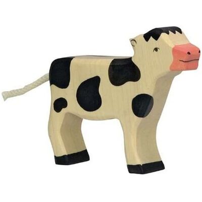 Figure en Bois Holztiger Vache Noire - Jouet pour Enfants - Publicité Figure en Bois Holztiger Vache Noire - Jouet pour Enfants - Publicité