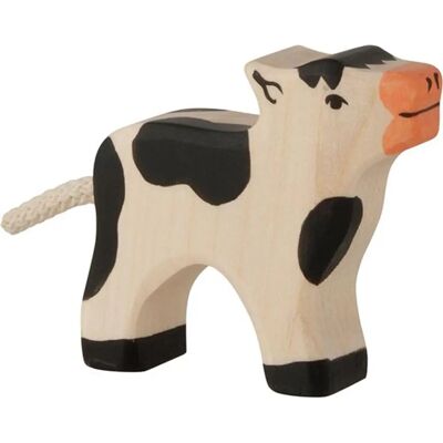 Holztiger Kalb Holzfigur - Figur - Schwarz Holztiger Kalb Holzfigur - Figur - Schwarz