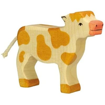Holztiger Staande Kalf - Houten Dierfiguur - Speelgoed voor Kinderen Holztiger Staande Kalf - Houten Dierfiguur - Speelgoed voor Kinderen