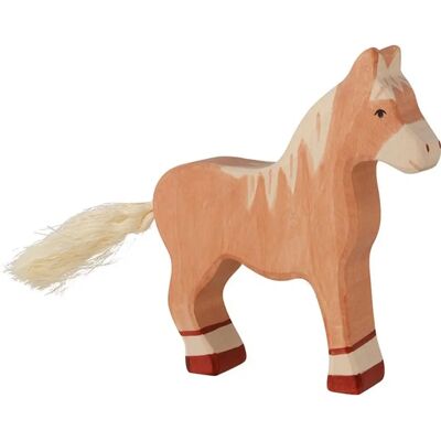 Holztiger Houten Paard - Lichtbruin - Houten Dierenfiguur voor Kinderen Holztiger Houten Paard - Lichtbruin - Houten Dierenfiguur voor Kinderen