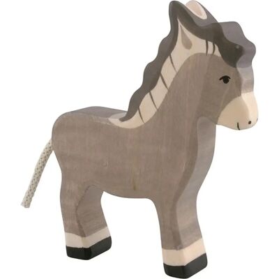 Esel Holztiger - Figurine en Bois - 11x2.3x13cm - Jouet Ferme Esel Holztiger - Figurine en Bois - 11x2.3x13cm - Jouet Ferme