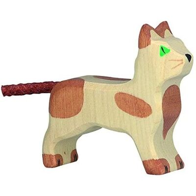 Holztiger Braune Katze Action Figur - Holzspielzeug Holztiger Braune Katze Action Figur - Holzspielzeug