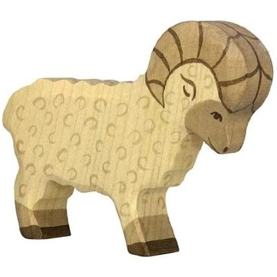 Figurine en Bois Holztiger - Mouton - 12x2,3x10cm - Figurine d'Action - Publicité Figurine en Bois Holztiger - Mouton - 12x2,3x10cm - Figurine d'Action - Publicité