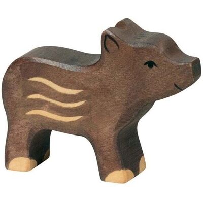 Figurki z Drewna Holztiger - Świnka - Beżowa - 7,5x1,9x4,5 cm - Figurki z Drewna Figurki z Drewna Holztiger - Świnka - Beżowa - 7,5x1,9x4,5 cm - Figurki z Drewna