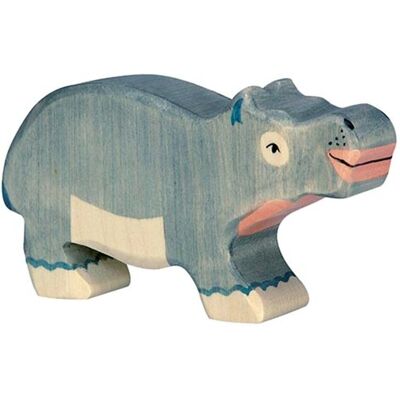 Holztiger Kleine Nijlpaard Houten Figurine - Speelgoed voor Kinderen 3+ Holztiger Kleine Nijlpaard Houten Figurine - Speelgoed voor Kinderen 3+