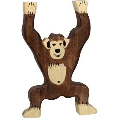 Figurine en Bois Holztiger Singe - 9x2.3x13cm - Jouet en Bois - Publicité Figurine en Bois Holztiger Singe - 9x2.3x13cm - Jouet en Bois - Publicité