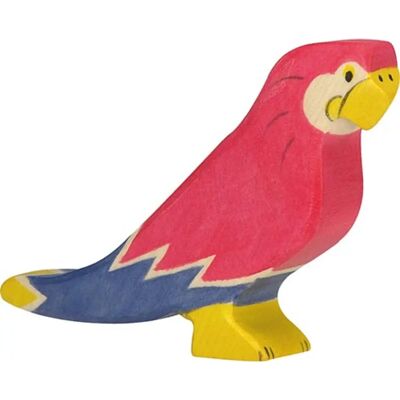 Holztiger houten papegaai figuur - Handgemaakt EU - Figurine - Papegaai Holztiger houten papegaai figuur - Handgemaakt EU - Figurine - Papegaai