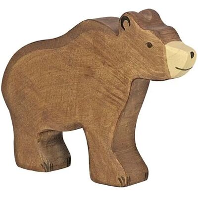 Holztiger Houten Dieren - Bruine Beer - 15x2,8x11cm Holztiger Houten Dieren - Bruine Beer - 15x2,8x11cm