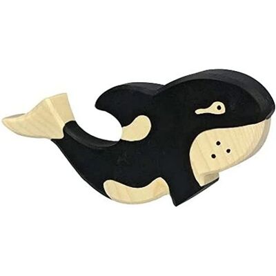 Holztiger Holzfigur Orca - Spiel & Dekoration Holztiger Holzfigur Orca - Spiel & Dekoration
