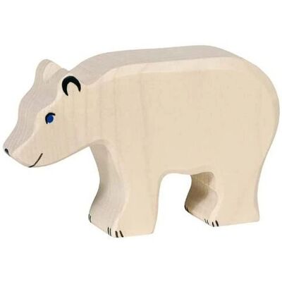 Figurine en bois Holztiger Ours Polaire - Jeu & Décoration Figurine en bois Holztiger Ours Polaire - Jeu & Décoration