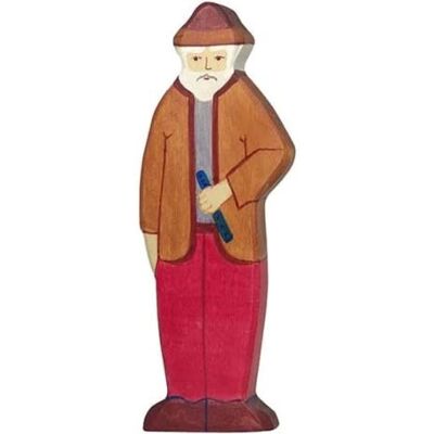 Holztiger Grand-père - Figurine en bois pour enfants - Publicité Holztiger Grand-père - Figurine en bois pour enfants - Publicité