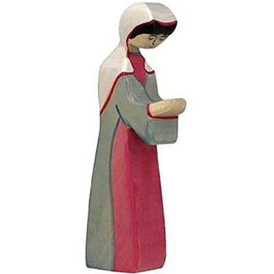 Holztiger Holzfigur - Maria 2 - Weihnachtskrippe - Dekoration Holztiger Holzfigur - Maria 2 - Weihnachtskrippe - Dekoration