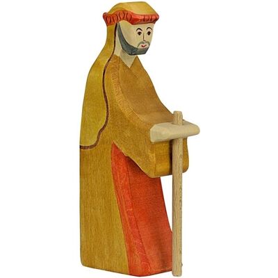 Figurine de Berger en Bois Holztiger - Crèche de Noël - 80302 - Publicité Figurine de Berger en Bois Holztiger - Crèche de Noël - 80302 - Publicité
