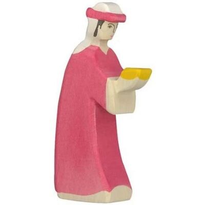 Figurine en Bois Holztiger Caspar - Crèche de Noël - Publicité Figurine en Bois Holztiger Caspar - Crèche de Noël - Publicité